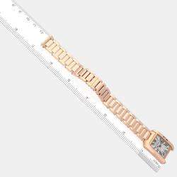 Cartier Tank Anglaise Small Silver Dial Rose Gold Ladies Watch 22.7 mm