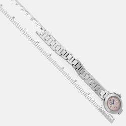 Cartier Miss Pasha Steel Pink Dial Ladies Watch W3140008 27 mm