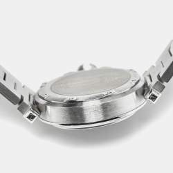Cartier Black Stainless Steel Pasha De Cartier W31049M7 Unisex Wristwatch 35 mm