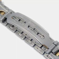 Cartier Beige 18k Yellow Gold Stainless Steel Panthere Vendome 1057920 Quartz Women's Wristwatch 24 mm