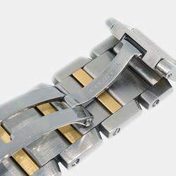 Cartier Beige Stainless Steel Tank Francaise W51005Q4 Quartz Women's Wristwatch 27 mm