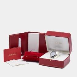 Cartier Black Stainless Steel Pasha De Cartier W31049M7 Unisex Wristwatch 35 mm