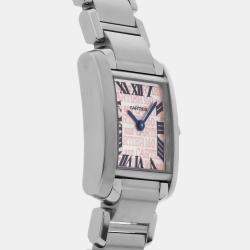 Cartier Tank Francaise 160th Anniversary W51035Q3 Quartz Women's Wristwatch 20MM