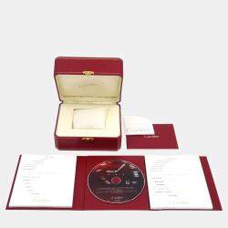 Cartier Silver 18k Yellow Gold Stainless Steel Tank Francaise 2302 Automatic Women's Wristwatch 27 mm
