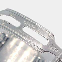 Cartier Beige 18k White Gold Panthere W25016F3 Quartz Women's Wristwatch 22 mm