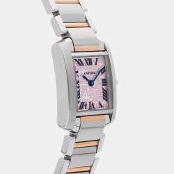 Cartier Tank Francaise 160th Anniversary W51036Q4 25mm x 20mm Quartz Women's Wristwatch 