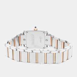 Cartier Tank Francaise 160th Anniversary W51036Q4 25mm x 20mm Quartz Women's Wristwatch 