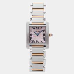 Cartier Tank Francaise 160th Anniversary W51036Q4 25mm x 20mm Quartz Women's Wristwatch 