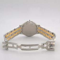 Cartier Customised Ivory 5CT Diamond 18K Yellow Gold Cougar 187904 Quartz Women's Wristwatch 33mm