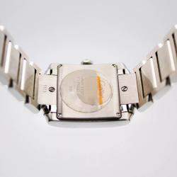 Cartier Customised White 1.25CT Diamond Stainless Steel  2465 Quartz Women's Wristwatch 25mm