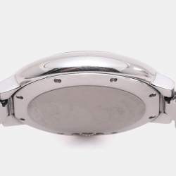 Pre Owned Cartier Pink Stainless Steel Blue Sapphire Ballon Bleu de Cartier W6920100 Women's Wristwatch 33mm