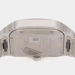 Cartier Grey Stainless Steel Santos De Cartier WSSA0037 Women's Wristwatch 39.8 mm