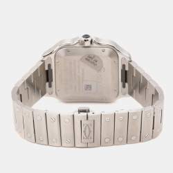 Cartier Grey Stainless Steel Santos De Cartier WSSA0037 Women's Wristwatch 39.8 mm