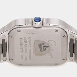 Pre Owned Cartier Vignette Brown Stainless Steel  Santos WSSA0065 Women's Wristwatch 35.10 mm