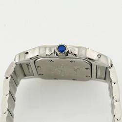 Cartier Bronze 18k Yellow Gold Stainless Steel Santos Galbee 1567 Quartz Women's Wristwatch 24 mm