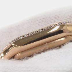 Cartier Silver 18k Rose Gold Panthere De Cartier WJPN0045 Quartz Women's Wristwatch 21 mm