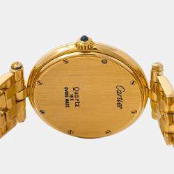 Cartier Panthere 883964 Cream Dial  18K Yellow Gold  Women's Wristwatch 33 mm