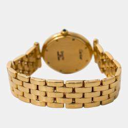 Cartier Panthere 883964 Cream Dial  18K Yellow Gold  Women's Wristwatch 33 mm