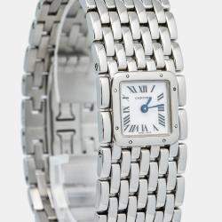 Cartier Panthere Ruban W61001T9 Quartz Mother of Pearl Stainless Steel Women's Wristwatch 21 mm