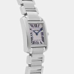 Pre-Owned Cartier Tank Francaise Small Model W51008Q3 25.2 mm x 20.3 mm