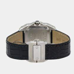 Cartier Santos 100 W20106X8 Automatic Silver Stainless Steel Women's Wristwatch 33 mm