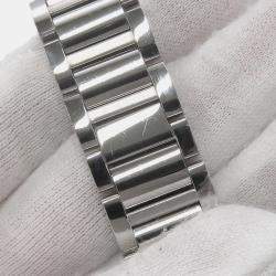 Pre Owned Cartier Tank WSTA0042 Quartz Silver Stainless Steel Women's Wristwatch 22 mm