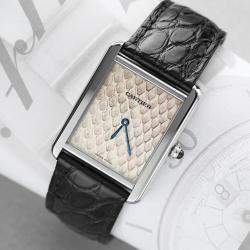 Pre Owned Cartier Tank Solo W5200020 Quartz Silver Stainless Steel Women's Wristwatch 30 mm