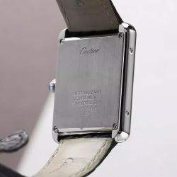 Pre Owned Cartier Tank Solo W5200020 Quartz Silver Stainless Steel Women's Wristwatch 30 mm