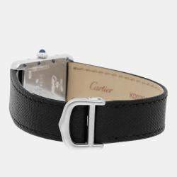 Pre Owned Cartier Must de Tank 2416 Quartz Silver Women's Wristwatch 22 mm