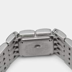 Pre Owned ساعة يد نسائية كارتييه بانثر روبان ستانلس ستيل فضة 21 مم