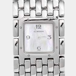 Pre Owned ساعة يد نسائية كارتييه بانثر روبان ستانلس ستيل فضة 21 مم