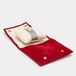 Pre Owned ساعة يد نسائية كارتييه بانثر روبان ستانلس ستيل فضة 21 مم