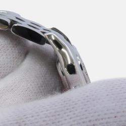 مملوكة مسبقًا Cartier Panthere De Cartier W4PN0008 Quartz Silver Stainless Steel Women's Wristwatch 27 mm