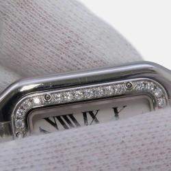 مملوكة مسبقًا Cartier Panthere De Cartier W4PN0008 Quartz Silver Stainless Steel Women's Wristwatch 27 mm
