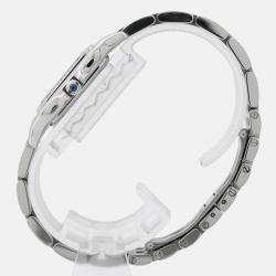 مملوكة مسبقًا Cartier Panthere De Cartier W4PN0008 Quartz Silver Stainless Steel Women's Wristwatch 27 mm
