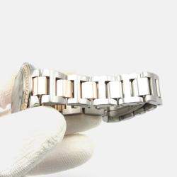 Pre Owned Cartier Ballon Bleu WE902077 Automatic Silver 18k Rose Gold Women's Wristwatch 32.5 mm