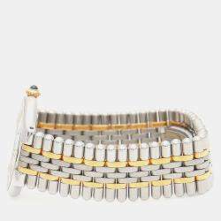 Pre Owned Cartier Must de Cartier W10050F4 Quartz Cream Stainless Steel Women's Wristwatch 31 mm