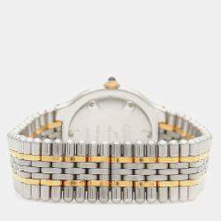 Pre Owned Cartier Must de Cartier W10050F4 Quartz Cream Stainless Steel Women's Wristwatch 31 mm