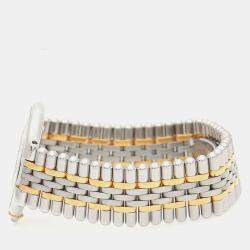 Pre Owned Cartier Must de Cartier W10050F4 Quartz Cream Stainless Steel Women's Wristwatch 31 mm