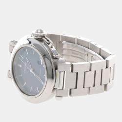 Pre Owned Cartier Pasha W31024M7 Automatic Stainless Steel Men's Wristwatch 35 mm