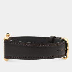 Pre Owned Cartier Tank Must W1002653 Quartz Gold Plated Silver Womens Wristwatch 23.5 mm