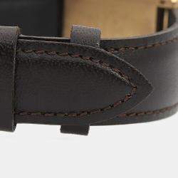 Pre Owned Cartier Tank Must W1002653 Quartz Gold Plated Silver Womens Wristwatch 23.5 mm