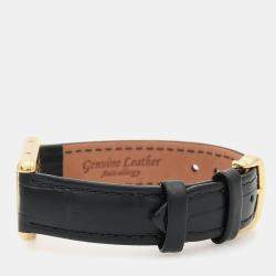 Pre Owned Cartier Tank Must W1003153 Quartz Gold Plated Silver Womens Wristwatch 20.5 mm