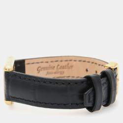 Pre Owned Cartier Tank Must W1003053 Quartz Gold Plated Silver Womens Wristwatch 20.5 mm