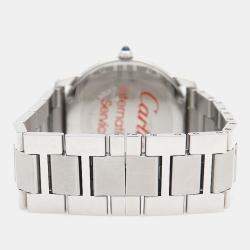 Pre Owned Cartier Ronde Solo W6701005 Quartz Stainless Steel Men's Wristwatch 36 mm