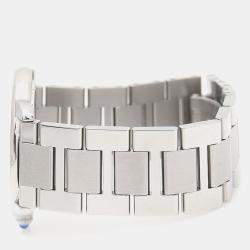 Pre Owned Cartier Ronde Solo W6701005 Quartz Stainless Steel Men's Wristwatch 36 mm