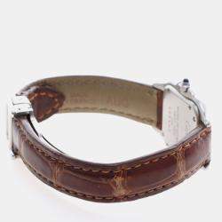 Pre Owned Cartier Panthere W250295A Quartz Yellow Gold Stainless Steel Womens Wristwatch 22 mm