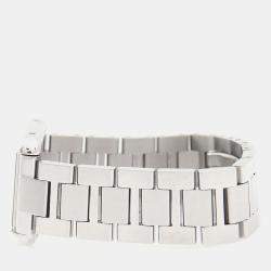 Pre Owned Cartier Tank Solo W5200013 Quartz Stainless Steel Womens Wristwatch 24.5 mm