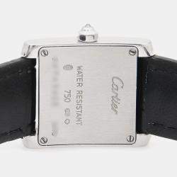 Pre Owned Cartier Tank Francaise WE100251 Quartz White Gold Women's Wristwatch 20.5 mm
