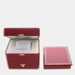 Pre Owned Cartier Tank Americaine WB707331 Quartz White Gold Women's Wristwatch 19 mm